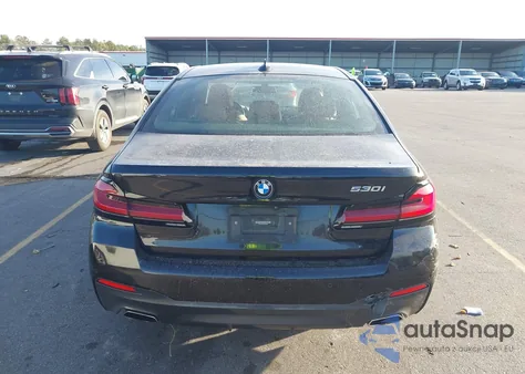 2021 BMW 530I z USA, uszkodzony, nr VIN WBA53BH04MWX08894